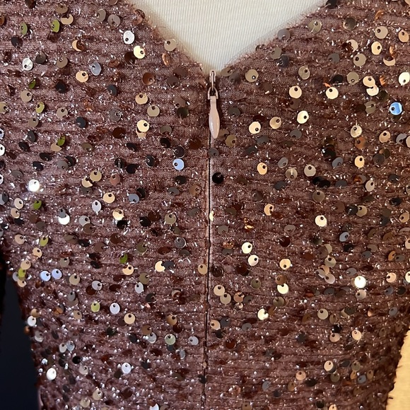 Elegant long dress Dusty  Rose Color Size 4 Small - Picture 8 of 12